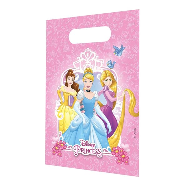 Disney Princess Logo Party Bags (Pack of 6)