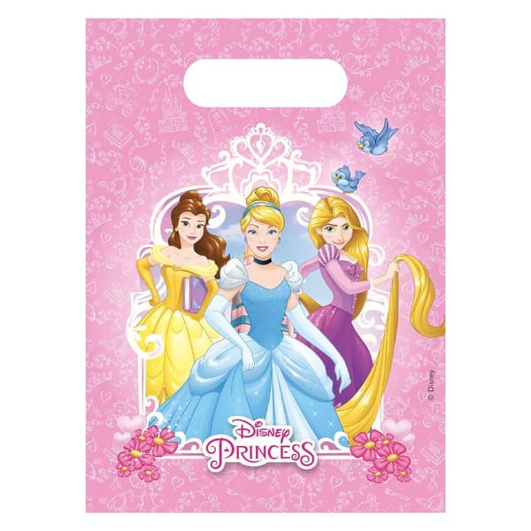 Disney Princess Logo Party Bags (Pack of 6) Multicoloured One Size