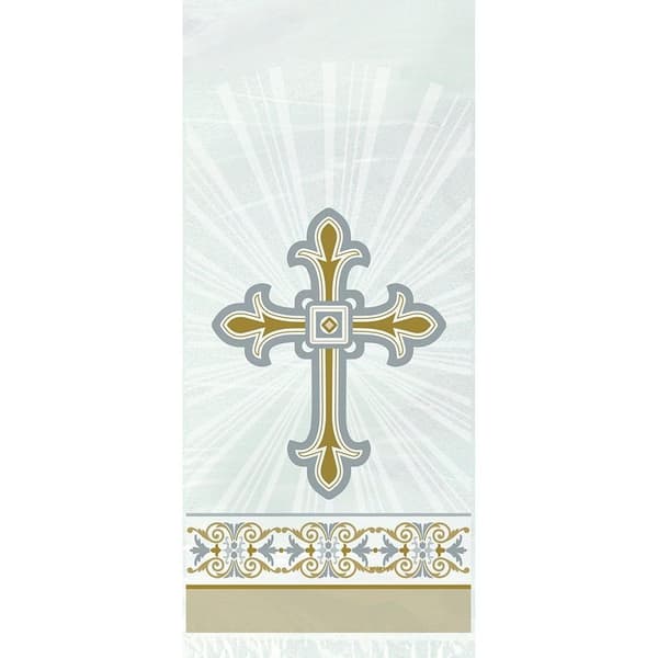 Unique Party Partypåsar i korsad cellofan (20-pack) Gold/Silver One Size