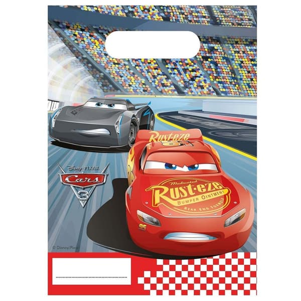 Cars 3 Scene Party Bags (Pack of 6) Multicoloured One Size