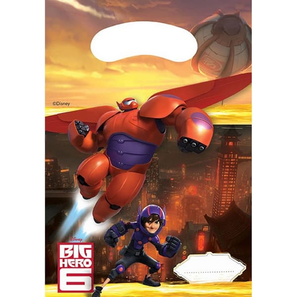 Big Hero 6 Party Bags (Pack of 6) Multicoloured One Size