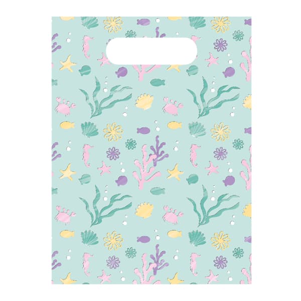 Undervattensvärldens festpåsar (6-pack) Pastel One Size