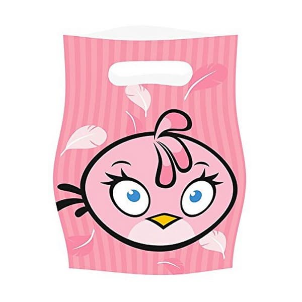 Angry Birds Stella Party Bags (Pack of 6) Pink One Size