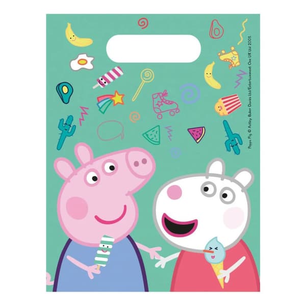 Peppa Pig Party Bags (Pack of 6) Multicoloured One Size