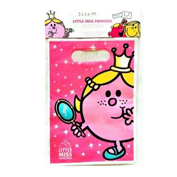 Little Miss Little Miss Princess Party Bags (Pack of 8) Pink One Size