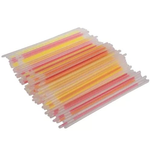 Neon Glowstick Självlysande Ljusstavar Armband 100st