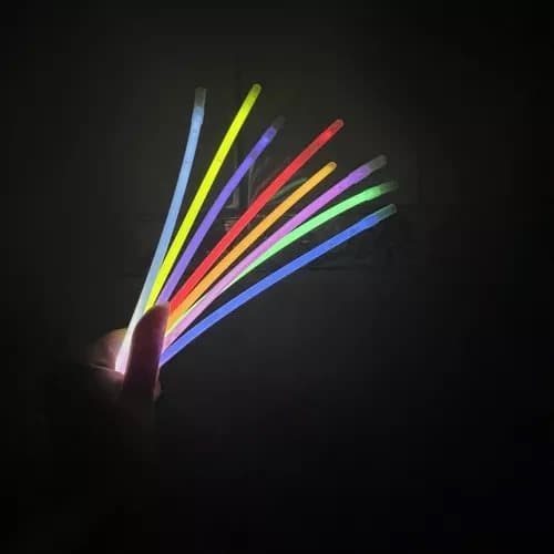 Neon Glowstick Självlysande Ljusstavar Armband 100st