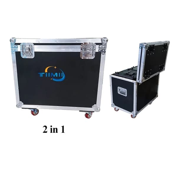 Bevægeligt hovedlys, RGBWAUV 6i1, DMX-vaskelys, 1PC Flightcase kun, 4i1 RGBW