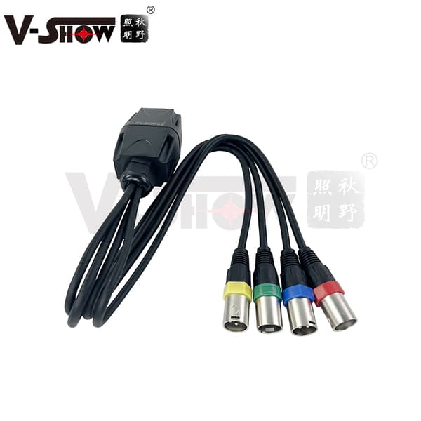 DMX-RJ45 Adapter, Artnet Kompatibilitet, 4 Port Konverter
