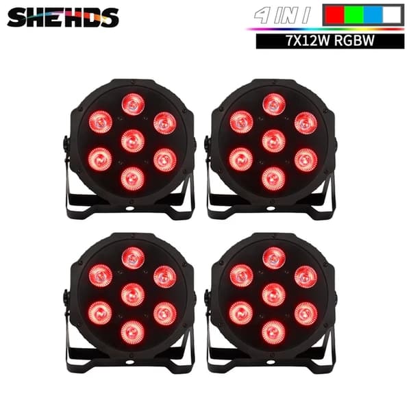 LED Par -valo, RGBWA+UV-värisekoitus, DMX512-ohjaus, 8 kpl RGBW, EU-liitin