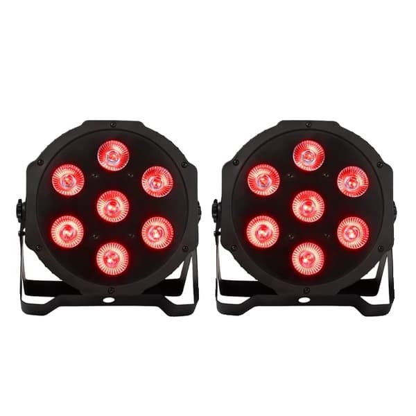 LED Par -valo, RGBWA+UV-värisekoitus, DMX512-ohjaus, 8 kpl RGBW, EU-liitin