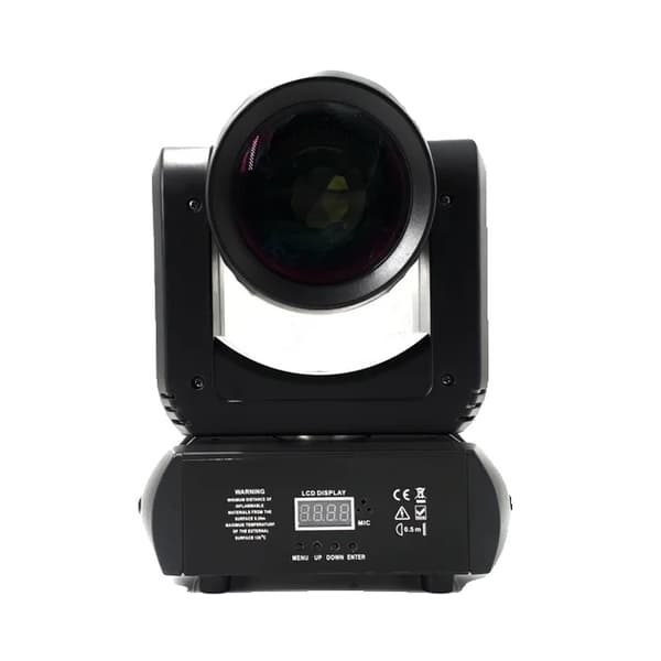 LED Moving Head-ljus, 150W Effekt, Stråle- och Spotprojektion, 2 st 150W, EU-kontakt 1pcs 150W