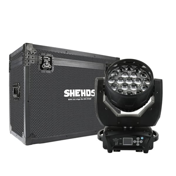Flygfall, LED-tvätten, Beam-teknik, 19x15W Flight Case