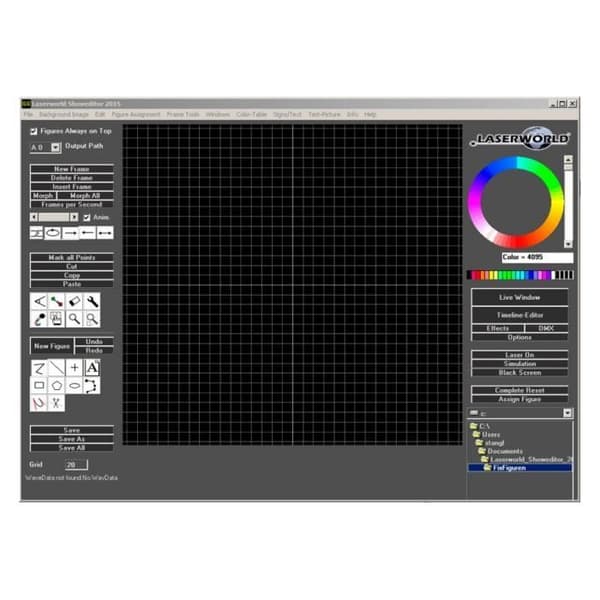 Ilda Showeditor MkII Laserworld Interface