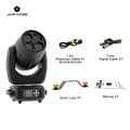 Miniatyrbillede 2 af 2: LED Moving Head Lys, Zoom Funktion, RGBW Farveblanding, 4x40w, EU-stik