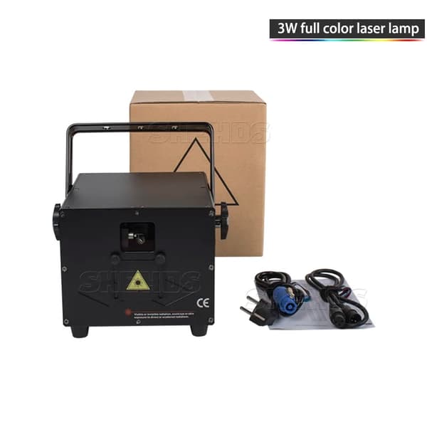 Scenbelysning, RGB-helskärmfärgsanimation, DMX512-integration, 3W RGB fullfärg, EU-kontakt