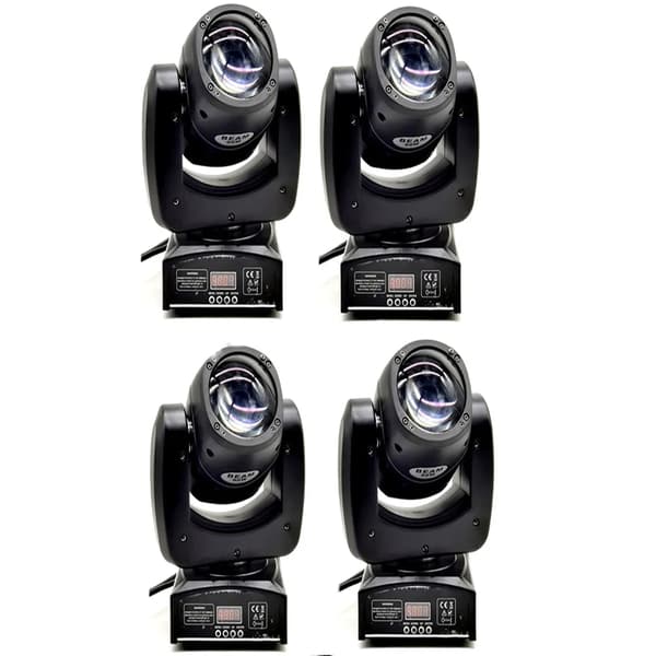 Mini Moving Headlight, RGBW 4 i 1, Super Ljusstark, 4 st RGBW 90W, EU-kontakt