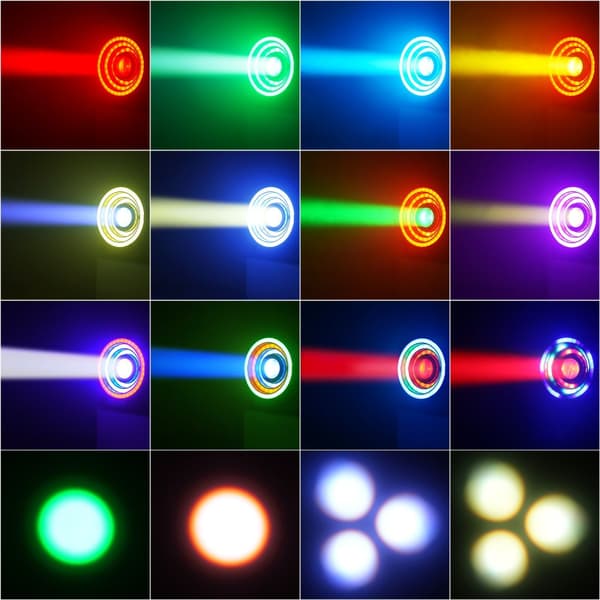 LED Par-ljus, 64W effekt, RGBW-färgblandning