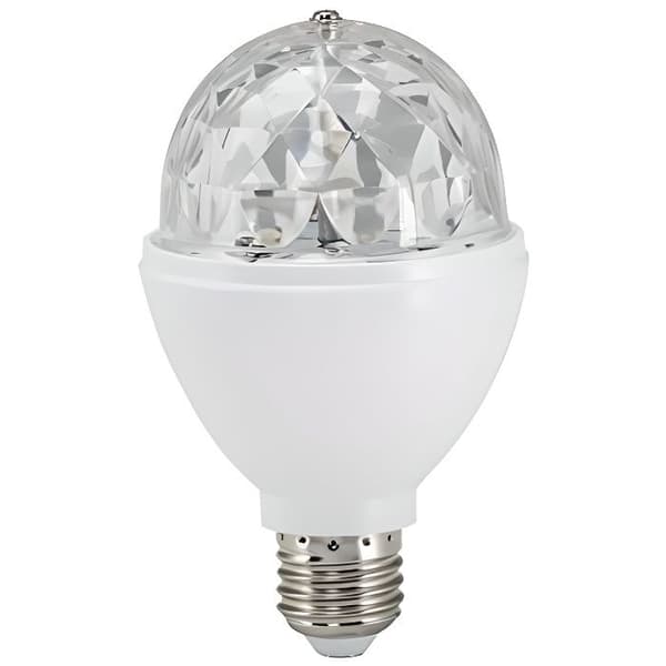 Briloner Leuchten 0528-003 LED discoljus - roterande glödlampa - flerfärgad spegelkula - E2 bas 0528-00