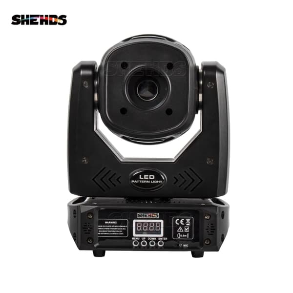 LED Spot Moving Head-lampor, 60W Effekt, DMX-styrning, 80W, EU