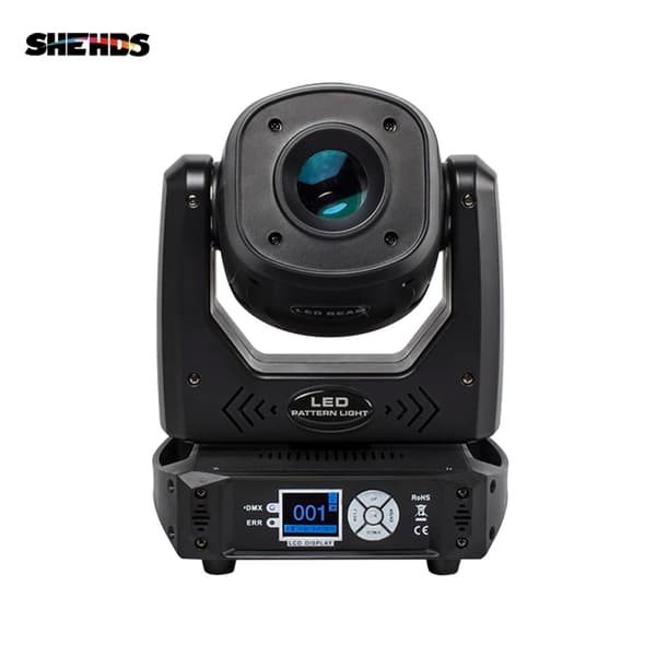 LED Spot Moving Head-lampor, 60W Effekt, DMX-styrning, 80W, EU