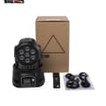 Miniatyrbillede 2 af 2: LED Moving Head Scenebelysning, RGBW Farveblanding, 14 Kanalers Kontrol, 7x12, EU-stik