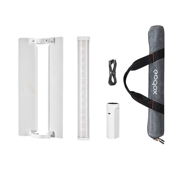 LC500R Mini LED-valokeppi, säädettävä 2500K-8500K värilämpötila, korkea CRI,LC500R mini musta LC500R mini white