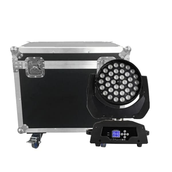 Lysbelysningseffekt, 228W Strøm, Professionel brug til DJ,230W 7R Flykasse 36x18W Flight Case