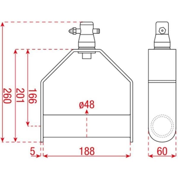 Scen för Single Downrigger 70478B
