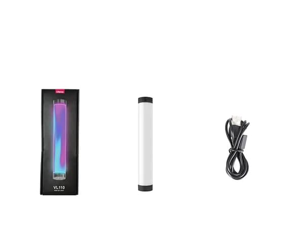 Håndholdt RGB Lysstav, 2500K-9000K Justerbar Farvetemperatur, 20 Sceneeffekter,VL110
