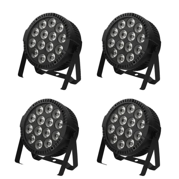 RGBW LED Scenebelysning, 60W Effekt, Flere Kontroltilstande,EU Stik