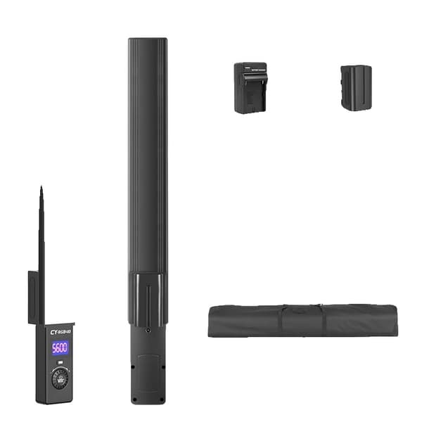 RGB Video Lys, Bi-farve 3200K-5600K, 2500 Lumen,RGB lys kun RGB light only
