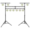 Miniatyrbild 2 av 2: Lampstativ svart 338x115x(180-300) cm stål