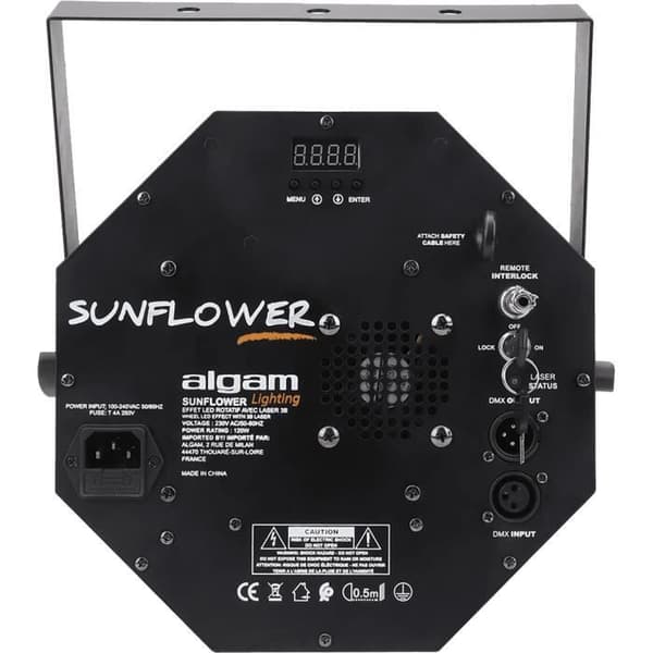 ALGAM LIGHTING SUROLOWER - Combo 3-i-1 sol, stroboskop, laser