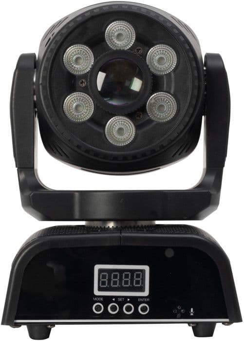LED Spot Wash DMX RGBW+W LED Rörlig Huvud DMX RGBW+W