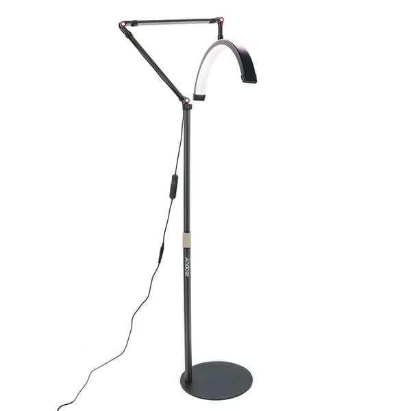 LED Gulv Video Lys, Justerbar Farvetemperatur 3000K-6000K, 20W Effekt,Sort