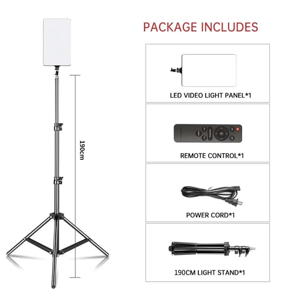 LED-videovalo, säädettävä kirkkaus, saatavilla useissa jalustakorkeuksissa,puls 200cm kolmijalka