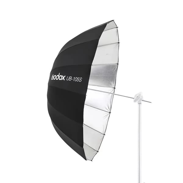 Parabolinen sateenvarjo valo, 105 cm halkaisija, musta heijastava pinta,Sarja 1