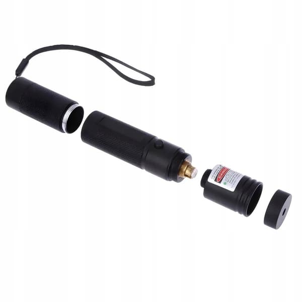 LASER LASER POINTER KRAFTFULL GREEN SPOT BATTERILADDARE 4in1