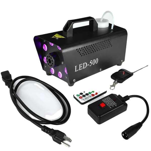 LED-sumuvehje, 13 värivalotehostetta, langaton kaukosäädin,musta