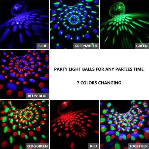 DJ Lighting LED Crystal Magic Ball Projektor Scenshow Light Club Disco KTV @fg407