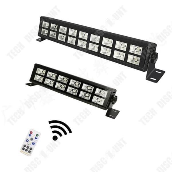 TD® Strip Light LED Fluorescerande UV Kvällsscenljus Kraftfull ljusstyrka Jul Halloween Nattklubbsfest med vänner ljus