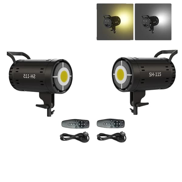 100W Valokuvaus LED-valo, Säädettävä väri lämpötila, Portaaton himmennys,SH-TYD-175-2