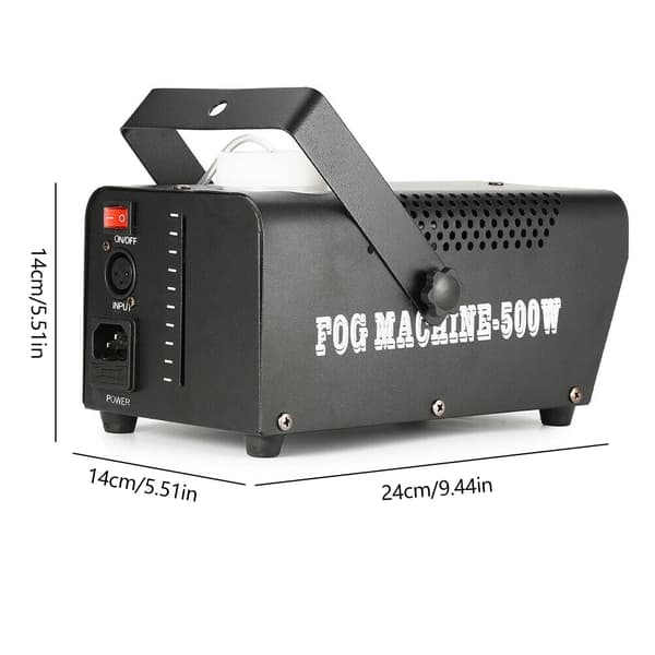 500W Savukone, Nopea Lämpeämisaika, Korkea Savuntuotto,musta, EU-plugi