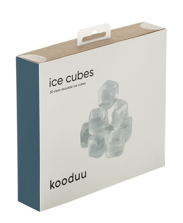 Kooduu - Jääkuutioita juomien viilentämiseen Synergy-lampuissa, uudelleenkäytettäviä