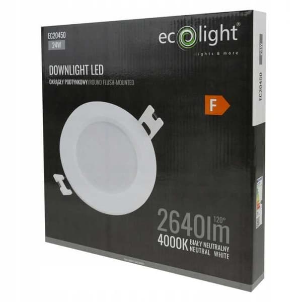 DOWNLIGHT LED P/T RUND 24W 4000K VIT DL-1