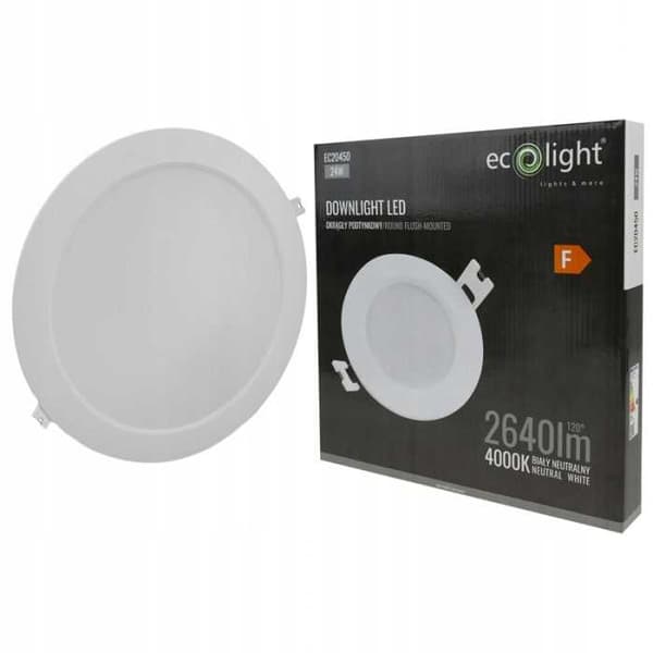DOWNLIGHT LED P/T RUND 24W 4000K VIT DL-1