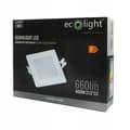 Miniatyrbillede 4 af 4: DOWNLIGHT LED P/T FIRKANTET 6W 4000K HVID DL-1