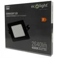 Miniatyrbillede 4 af 4: DOWNLIGHT LED P/T FIRKANTET 24W 4000K SORT DL-1