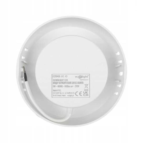 DOWNLIGHT LED N/T RUND 6W 4000K HVID DL-1